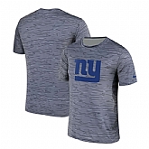 New York Giants Nike Gray Black Striped Logo Performance T-Shirt,baseball caps,new era cap wholesale,wholesale hats